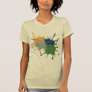 A Colorful Paint Splash Tshirt
