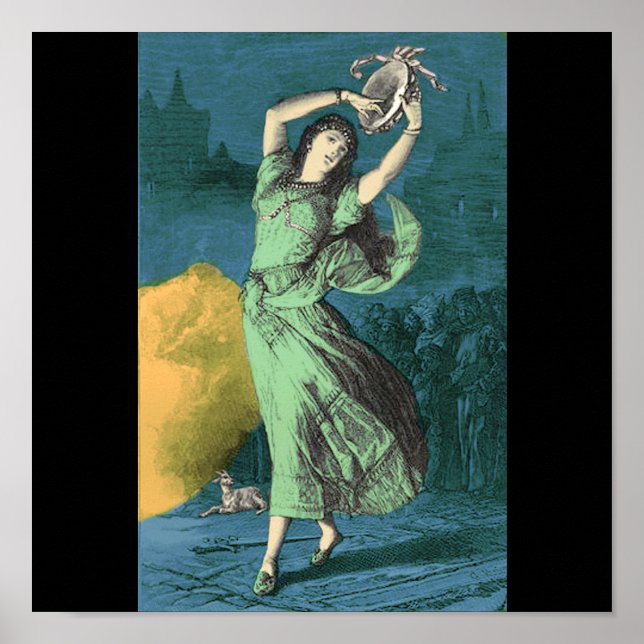 A Colour Illustration of Esmeralda Poster (Front)