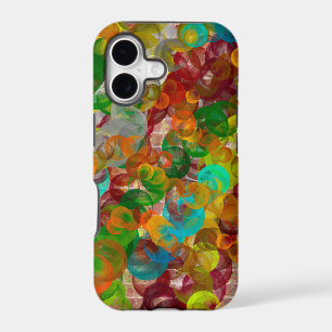A Colourful Abstract Brick and Bubbles Modern