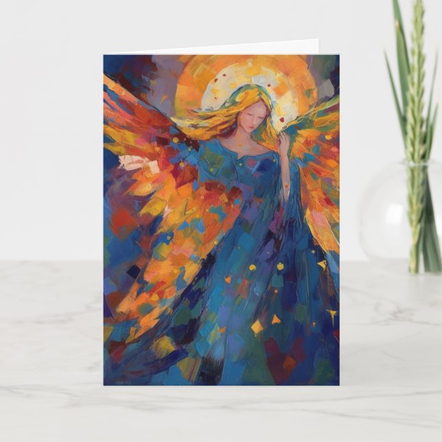 A Colourful Angel All Occasions  Card (Front)