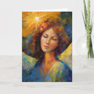 A Colourful Angel Glows All Occasions  Card