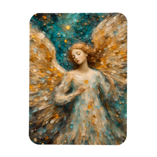A Colourful Angel Magnet (Vertical)
