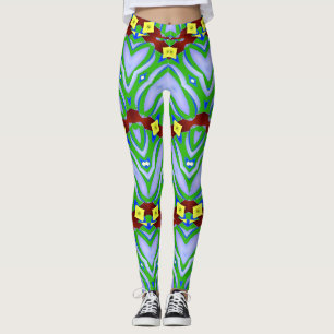 A colourful classic "Ratti_Creative_Arts" Leggings