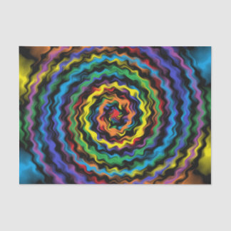 A Colourful Detonation Tissue Paper