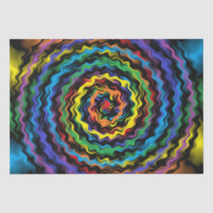 A Colourful Detonation Tissue Paper