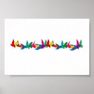 A colourful flight of fancy poster