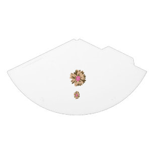 A colourful flower illustration featuring a unique party hat
