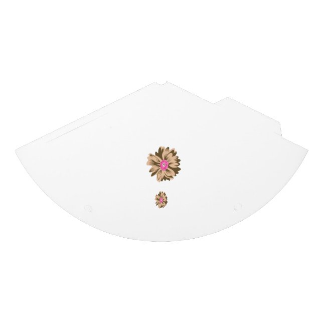 A colourful flower illustration featuring a unique party hat (Front)