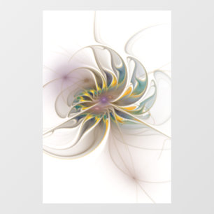 A colourful fractal ornament. Abstract Flower art