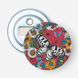 A colourful garden bottle opener