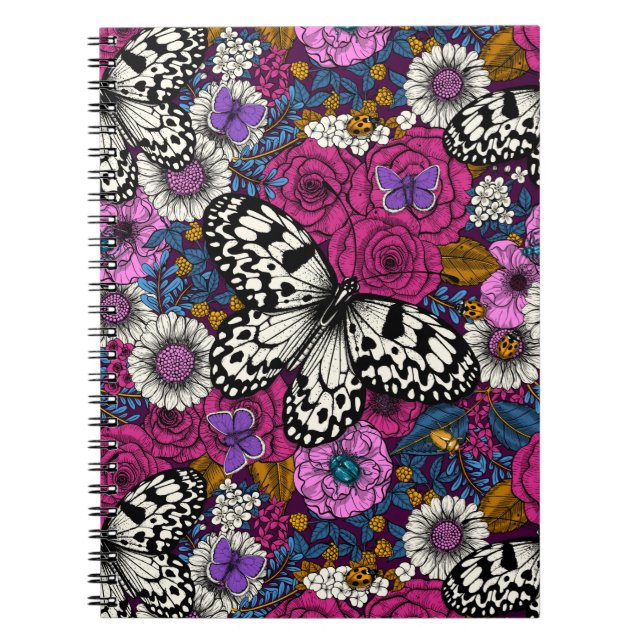 A colourful garden II Notebook (Front)