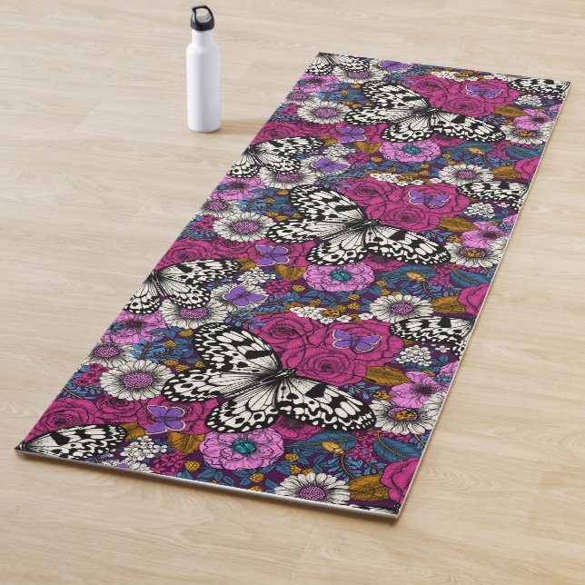 A colourful garden II Yoga Mat (In Situ)