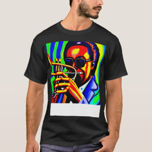 A Colourful Image Of A Jazz Trumpeter T-Shirt