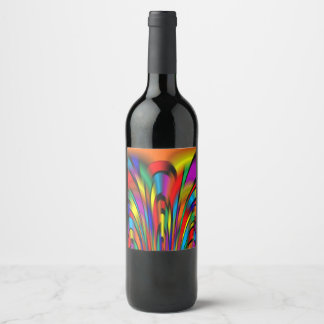 A Colourful Integration Wine Label