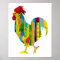 A colourful rooster