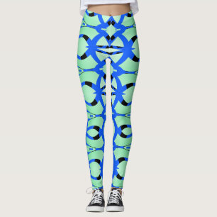 A colourful seamless "Ratti_Creative_Arts" Legging