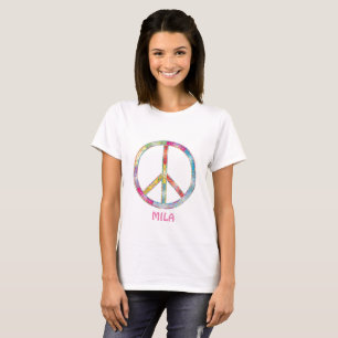 A colourful sign of peace T-Shirt