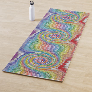 A Colourful Splatter Yoga Mat