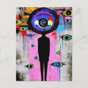 A Colourful Surreal Abstract Postcard