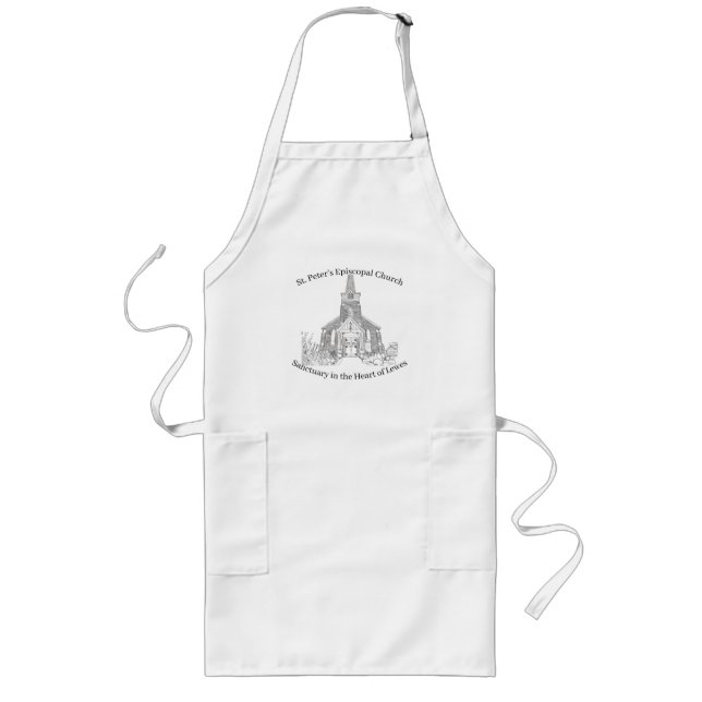 A  comfortable apron featuring a hand drawn illust (Front)