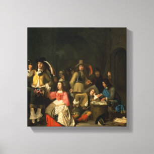 A Company of Soldiers Canvas Print