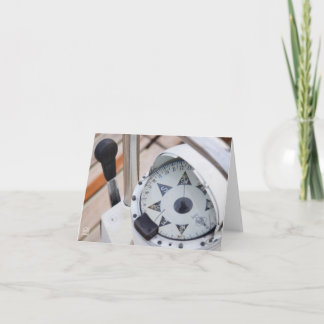 A compass to chart a course for adventure. thank you card