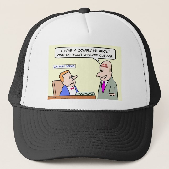 A complaint at the Post Office Trucker Hat (Front)