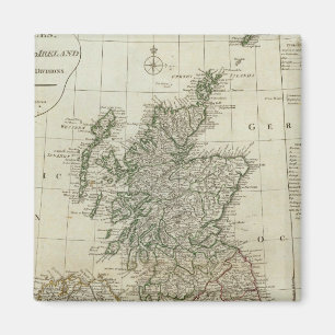 A complete map of the British Isles Magnet