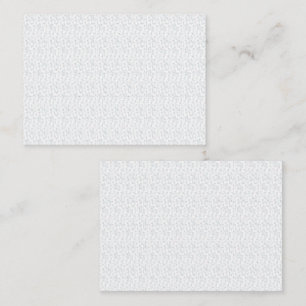 A completely white, featureless surface fills the appointment card