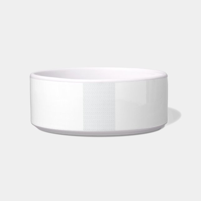A completely white, featureless surface fills the  bowl (Front)