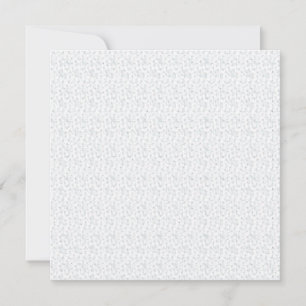 A completely white, featureless surface fills the card
