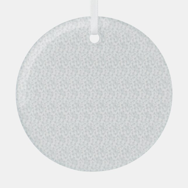 A completely white, featureless surface fills the  glass tree decoration (Front)