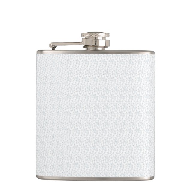 A completely white, featureless surface fills the  hip flask (Front)