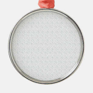 A completely white, featureless surface fills the  metal tree decoration