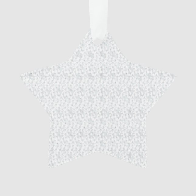 A completely white, featureless surface fills the  ornament (Front)