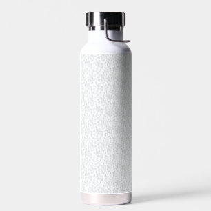 A completely white, featureless surface fills the water bottle