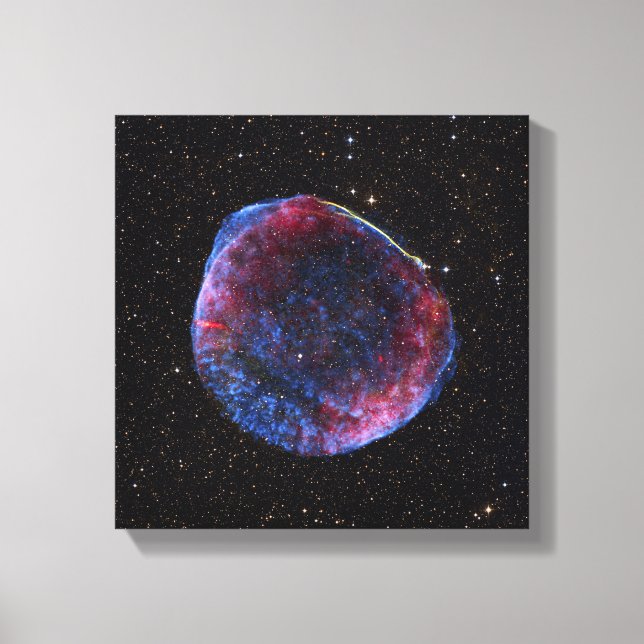 A composite image of the SN 1006 supernova remn Canvas Print (Front)