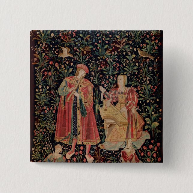 A Concert, Loire Workshop 15 Cm Square Badge (Front)
