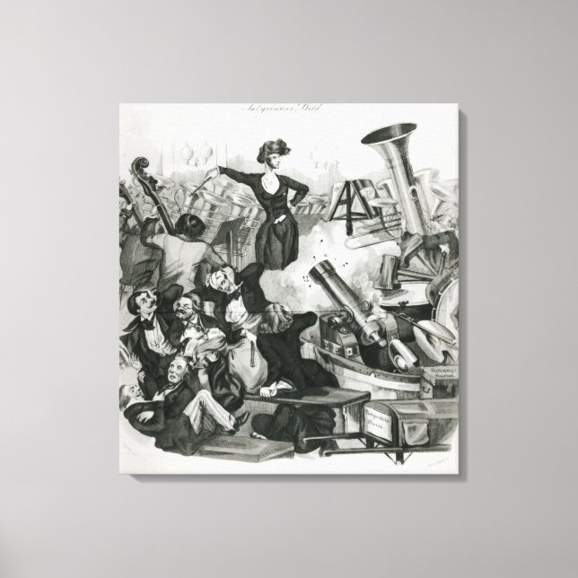 A Concert of Hector Berlioz Canvas Print (Front)