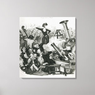 A Concert of Hector Berlioz Canvas Print