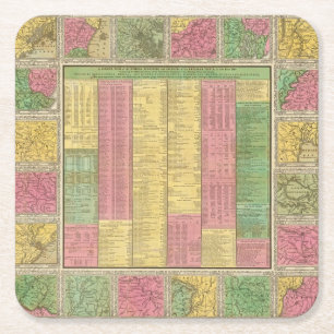 A Concise View of the Number, Resources Square Paper Coaster