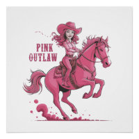 A confident cowgirl riding a spirited horse