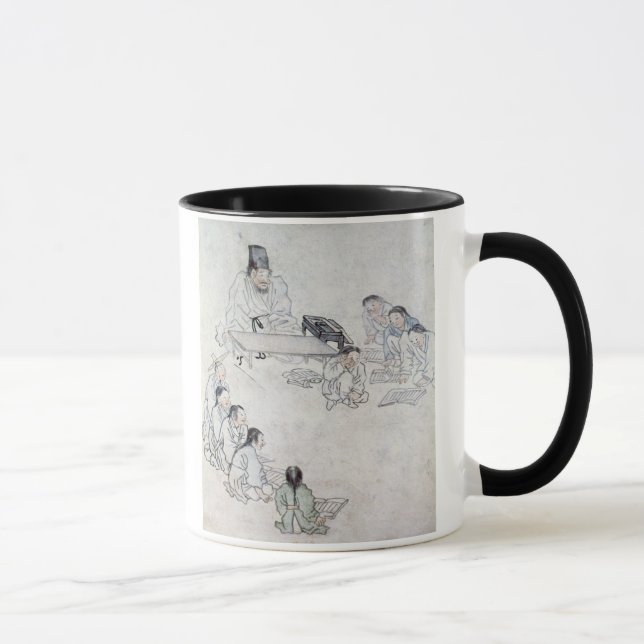 A Confucian Classroom (Sodang) (colour print) Mug (Right)