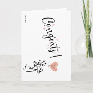 A congrats card to warm the heart of a loved one.