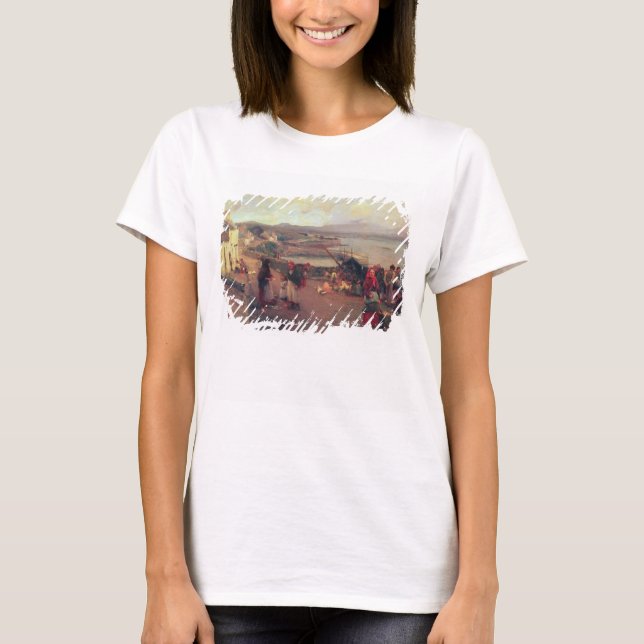 A Connemara Village - The Way To The Harbor, 1898 T-Shirt (Front)