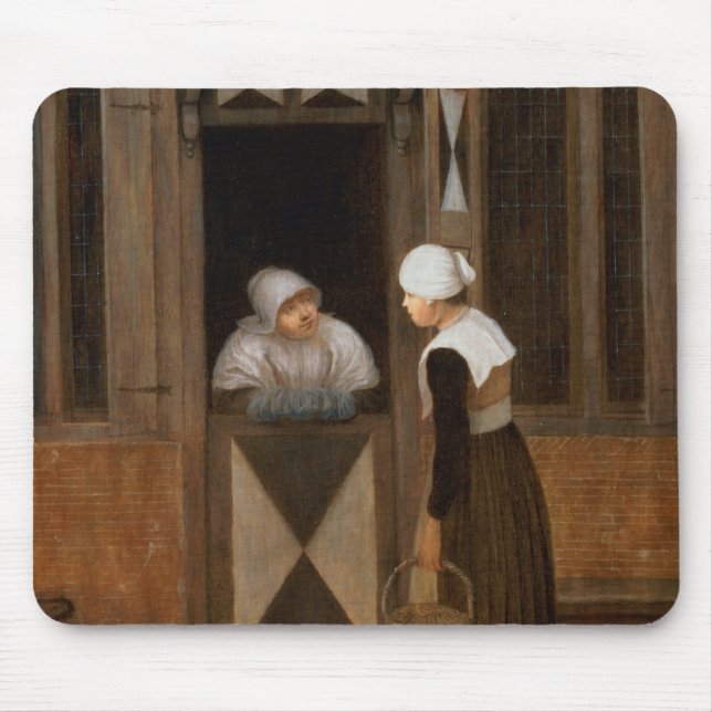 A Conversation in the Street Mouse Pad (Front)