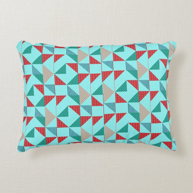 A Cool Retro Pattern Design Decorative Cushion (Front)