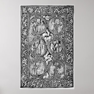 A copy of  ivory back Queen Melisende's Psalter Poster