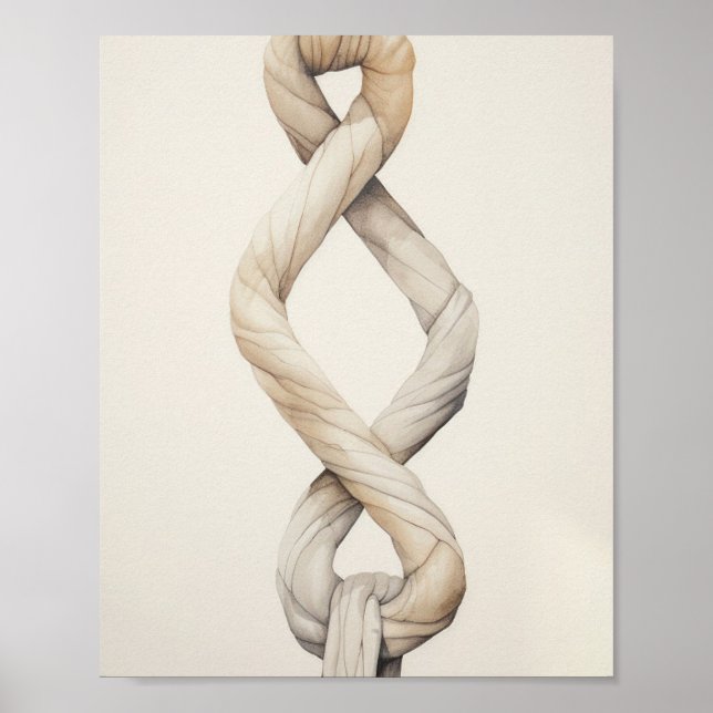 A Cord Of 3 Strands, Sacrament, Digital Print, Jes Poster (Front)