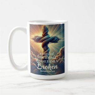 "A cord of three strands" Ecclesiastes 4:12 Coffee Mug